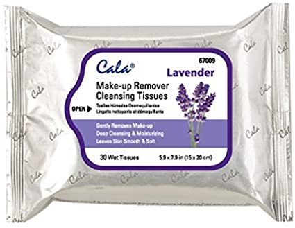 Cala Lavender Make-Up Wipes 30 sheets