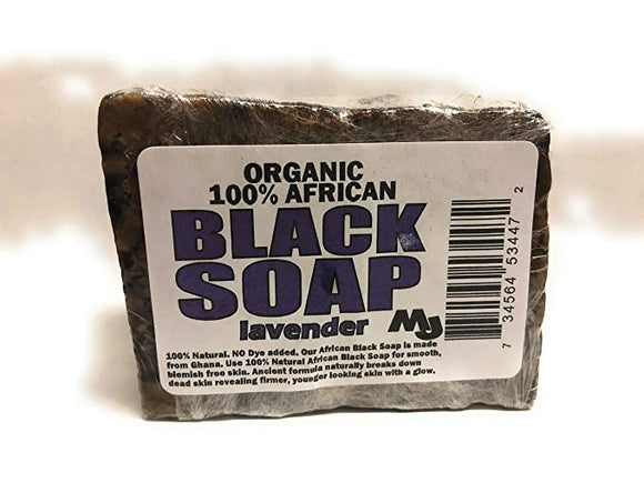 100% Organic Black Soap