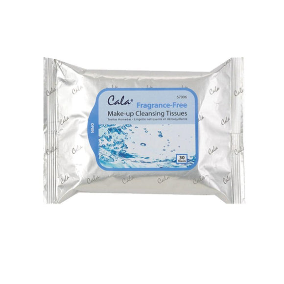 Cala Fragrance Free Make Up Wipes 30 sheets